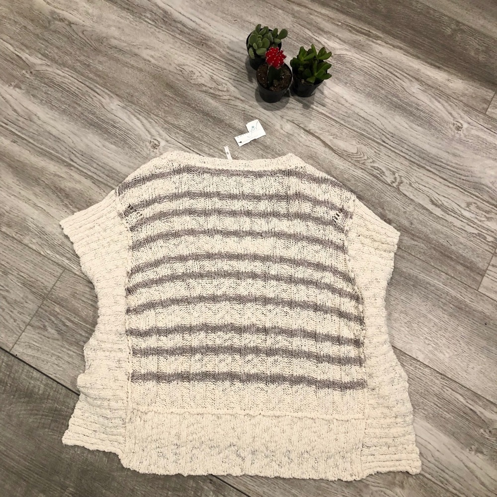 Free People | Rib Knit sweater tee size XS - Picture 5 of 6